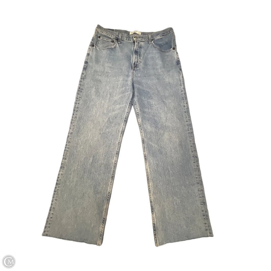 Jeans Wide Leg By Abercrombie And Fitch In Blue Denim, Size: 12