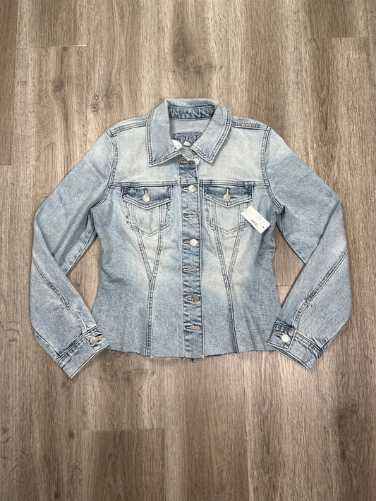 Jacket Denim By Maurices In Blue Denim, Size: S