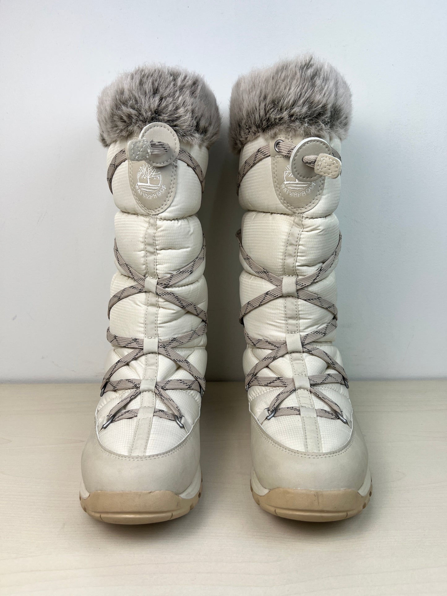 Boots Snow By Timberland In Cream, Size: 8.5