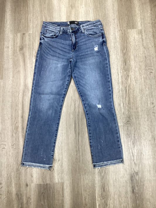 Jeans Straight By Kut In Blue Denim, Size: 6