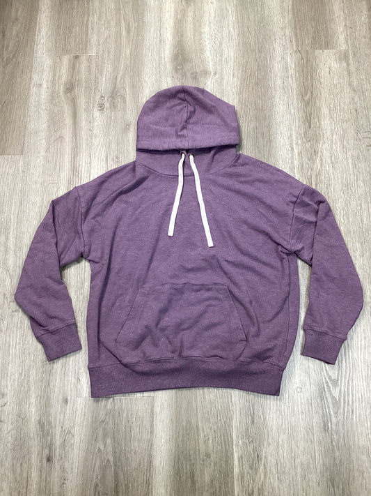 Sweatshirt Hoodie By Buffalo David Bitton In Purple, Size: M