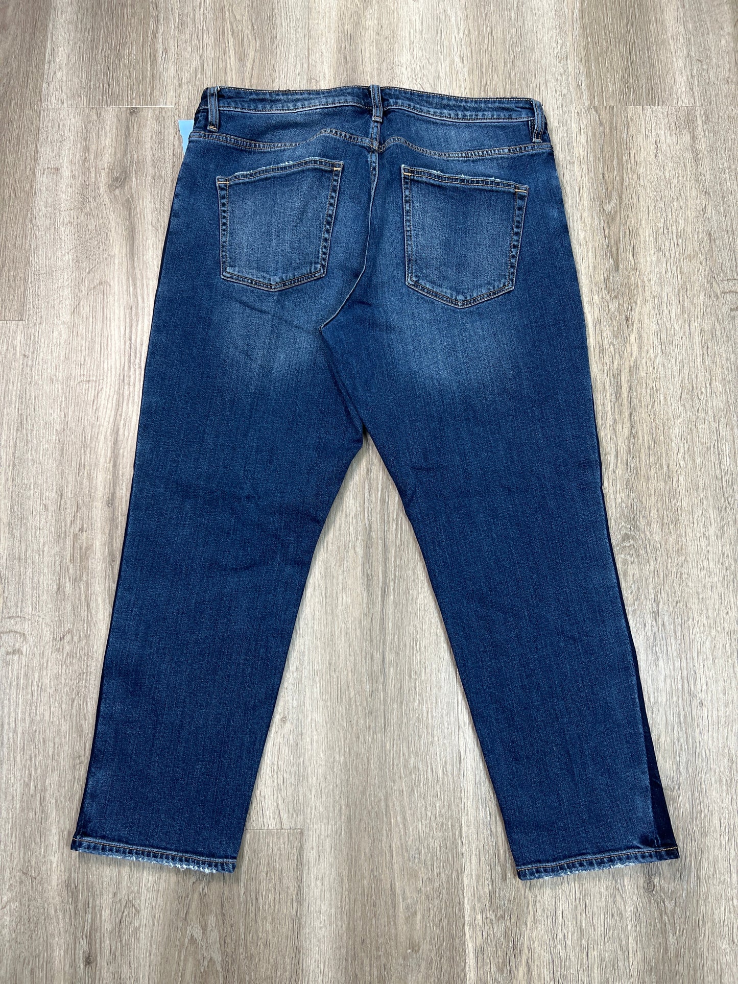 Jeans Straight By Silver In Blue Denim, Size: 14