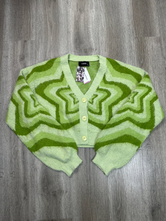 Cardigan By Cider In Green, Size: Xl