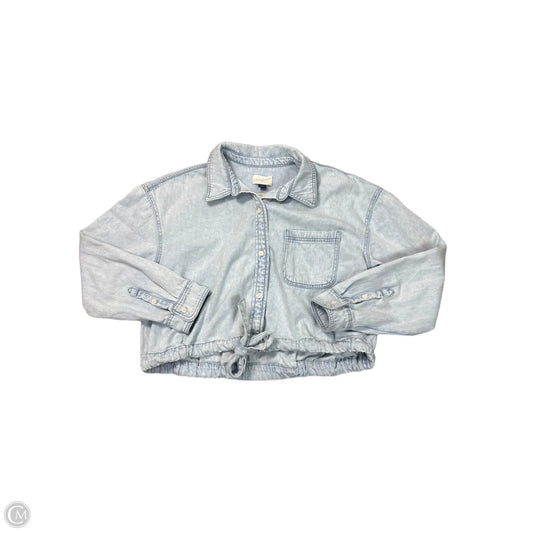 Jacket Denim By Universal Thread In Blue Denim, Size: Xl