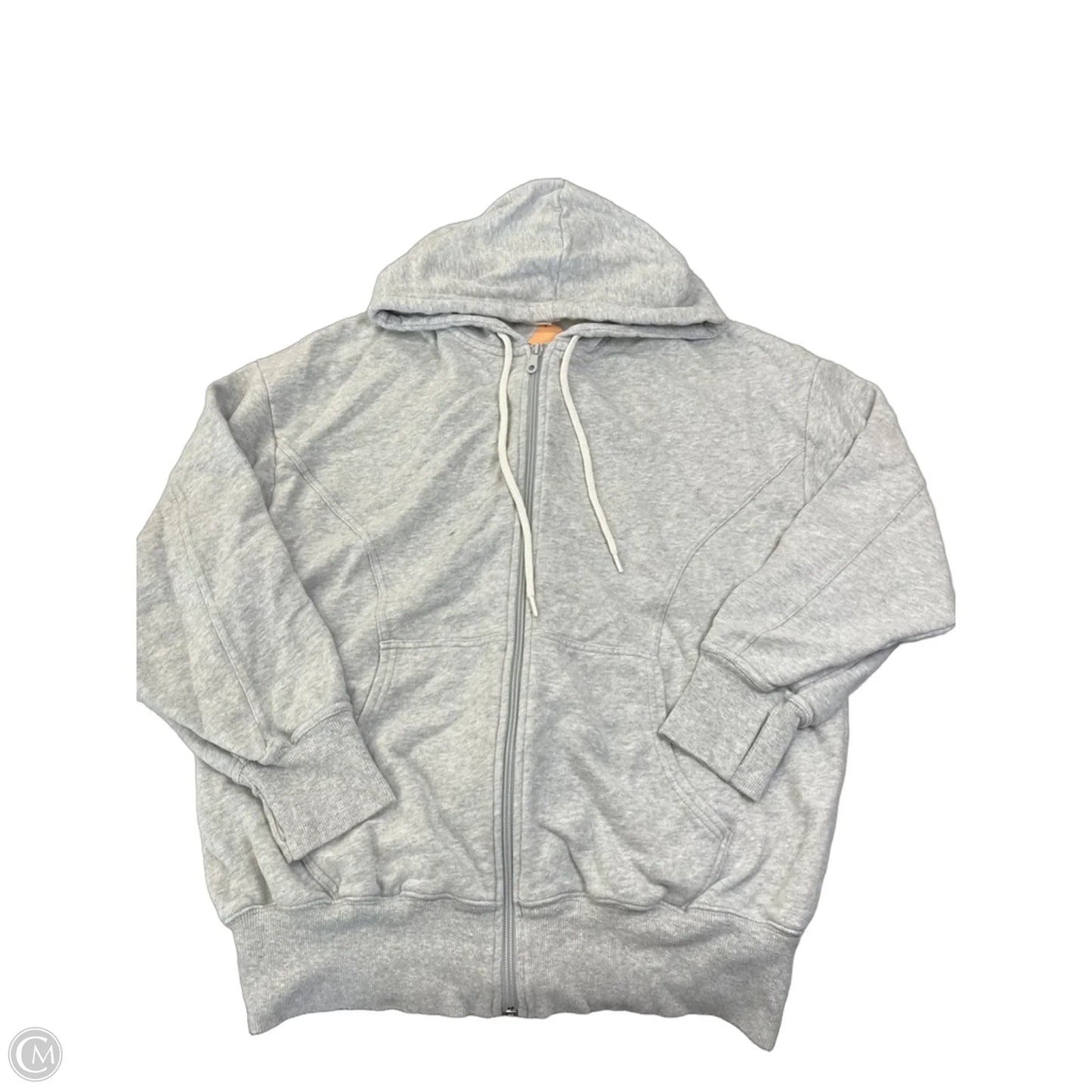 Sweatshirt Hoodie By Offline In Grey, Size: S
