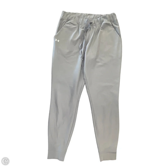 Athletic Pants By Under Armour In Grey, Size: M
