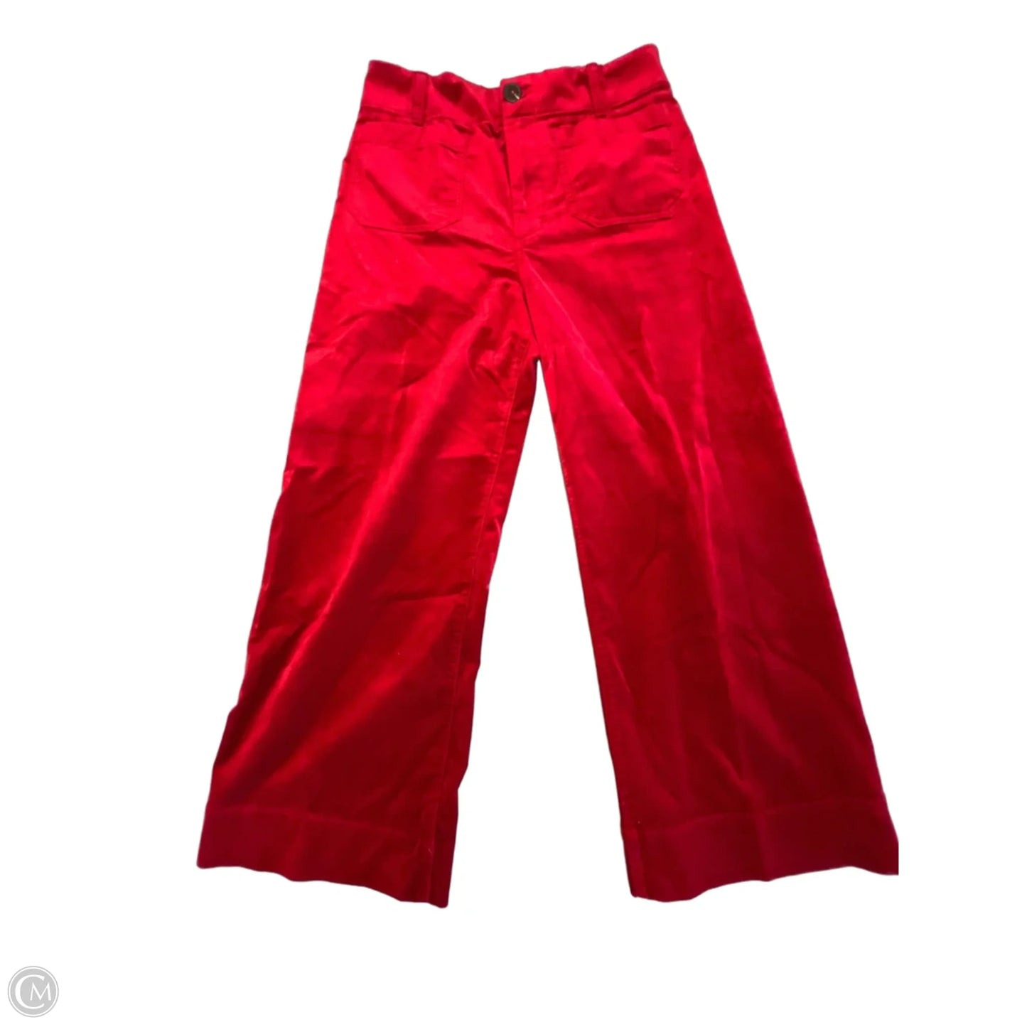 Pants Cropped By Maeve In Red, Size: 8