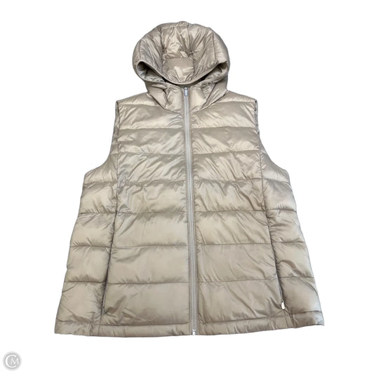 Vest Puffer & Quilted By Athleta In Taupe, Size: M