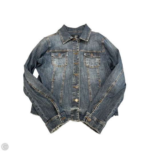 Jacket Denim By Kut In Blue Denim, Size: L