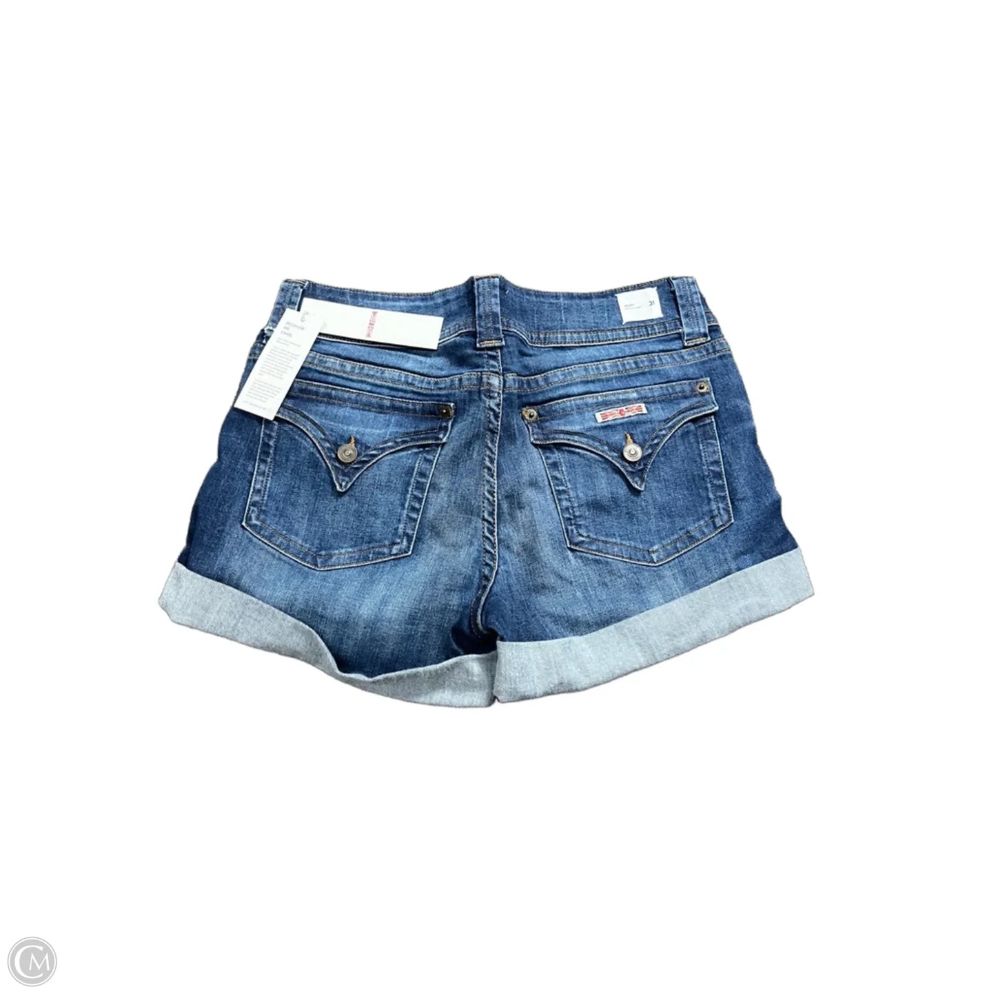 Shorts By Hudson In Blue Denim, Size: L