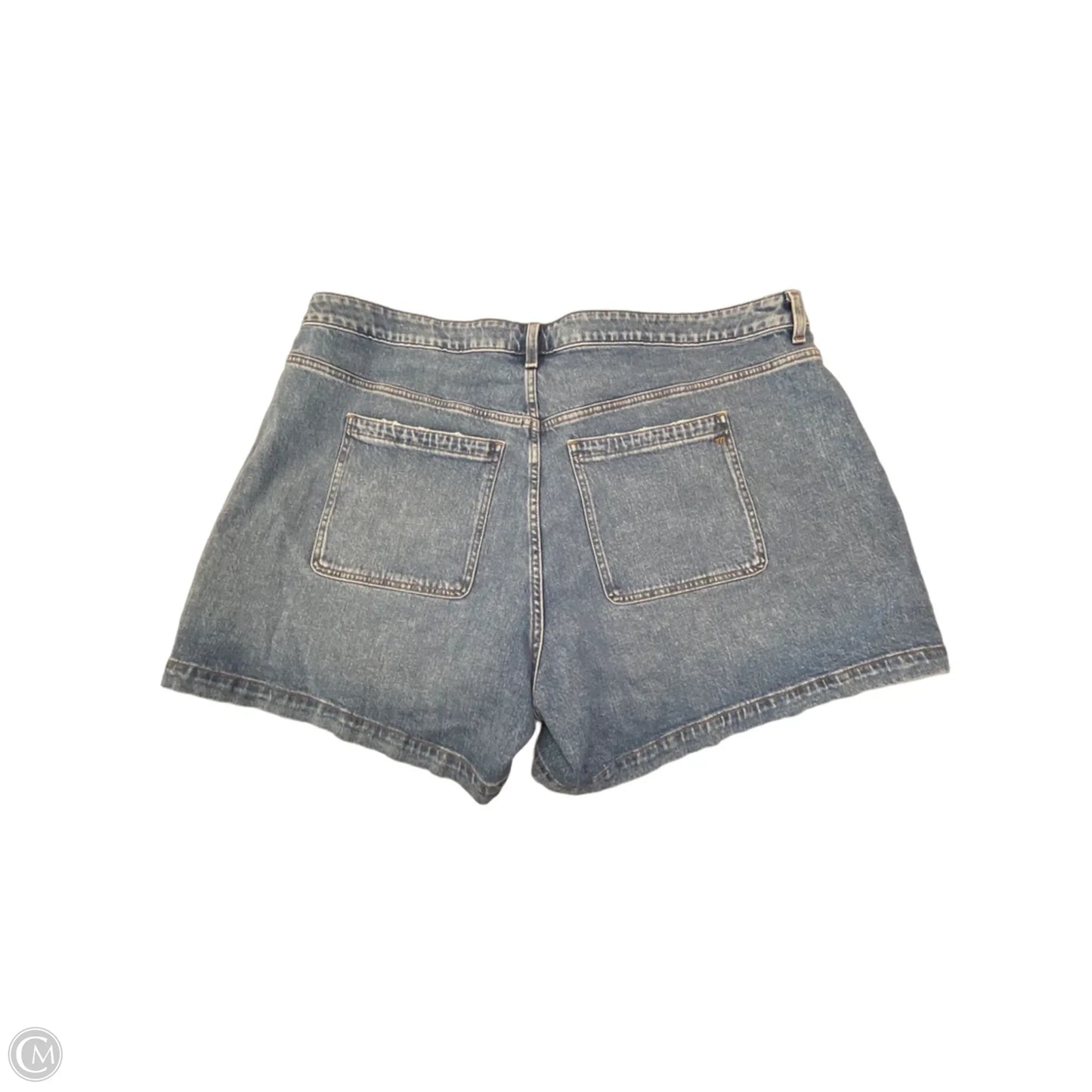 Shorts By Madewell In Blue Denim, Size: Xxl