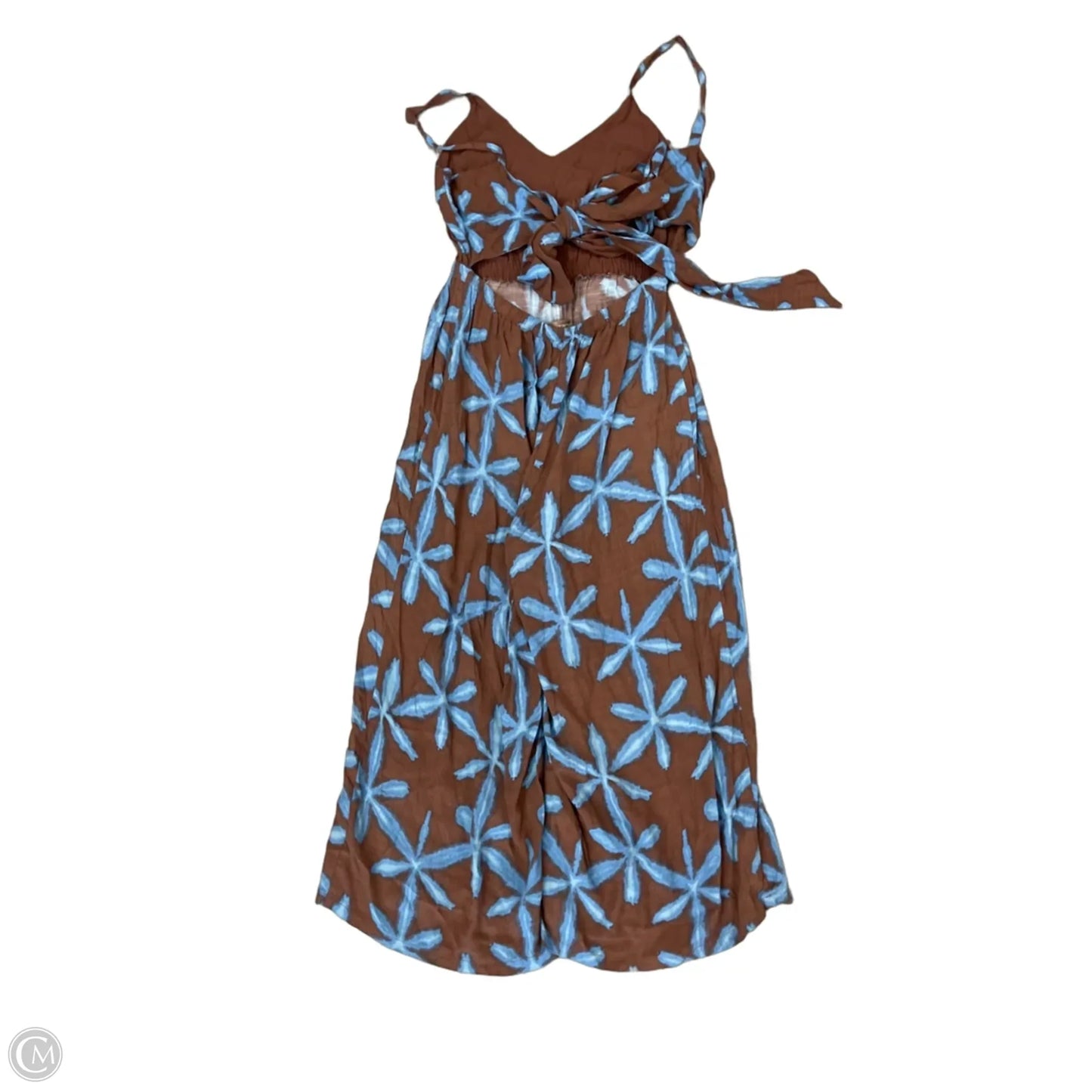 Jumpsuit By Loft In Blue & Brown, Size: M