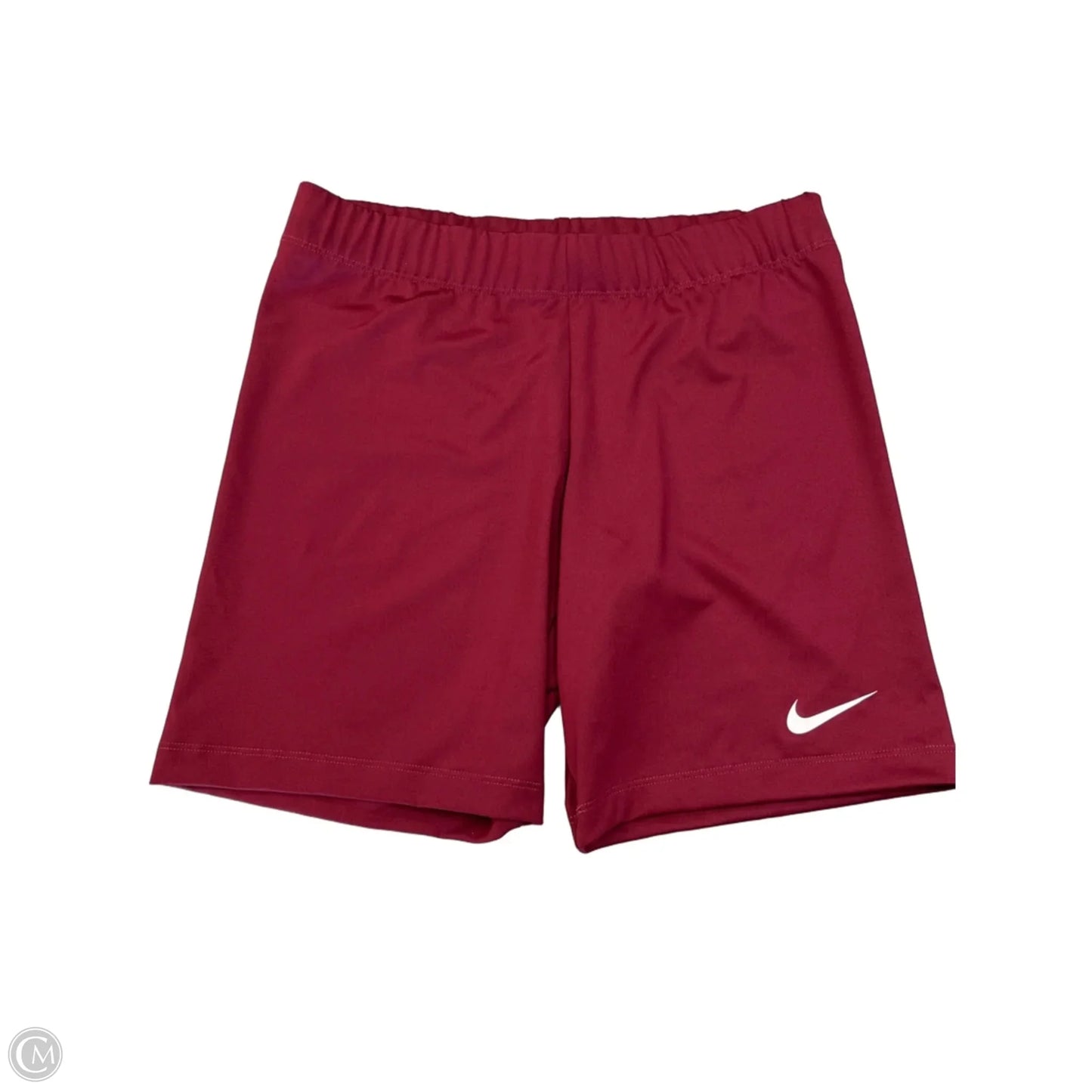 Athletic Shorts By Nike Apparel In Maroon, Size: M