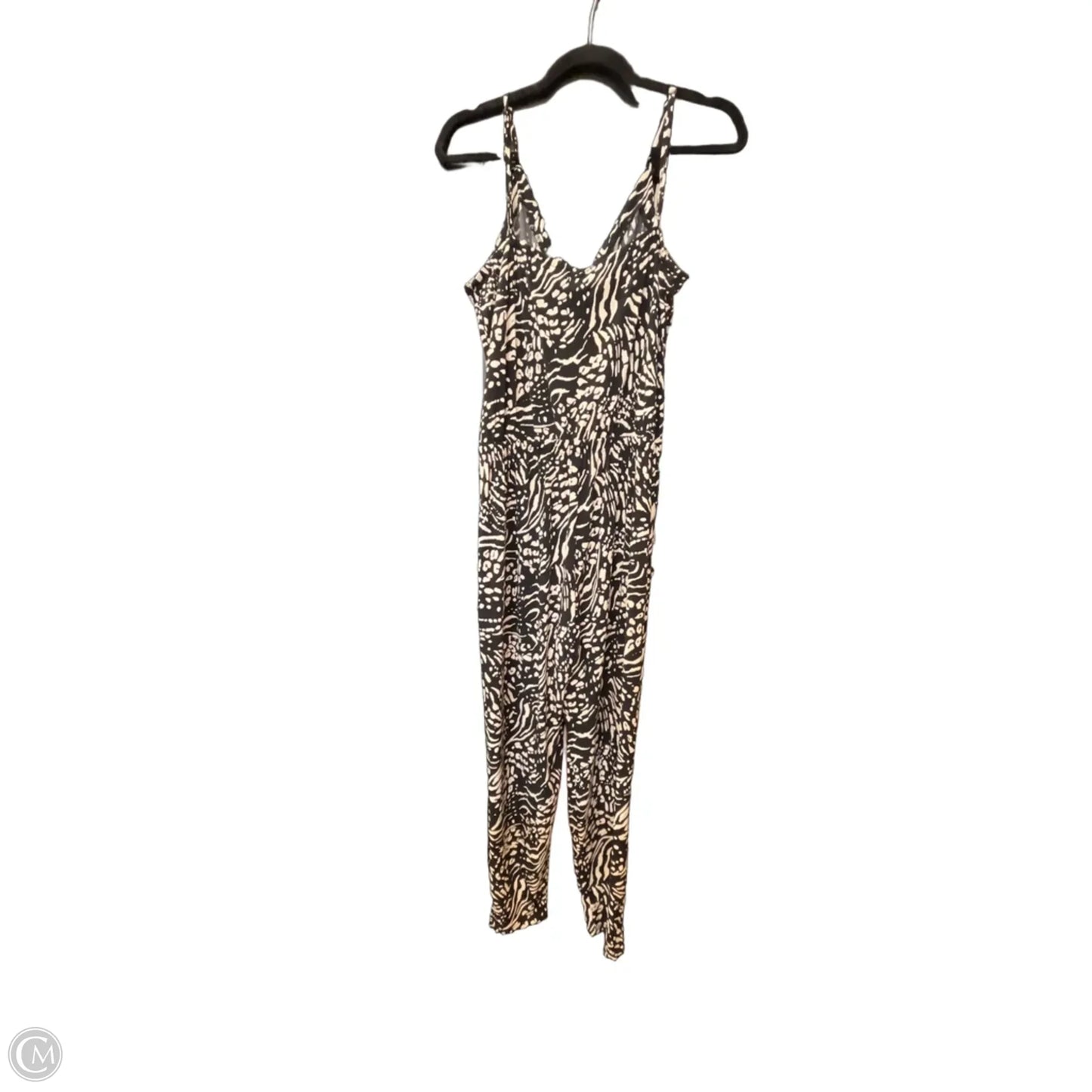Jumpsuit By Peyton Jensen In Black & Cream, Size: M