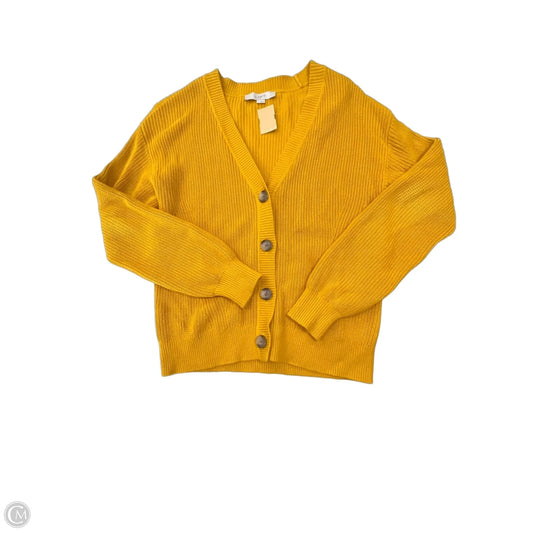 Cardigan By Loft In Yellow, Size: M