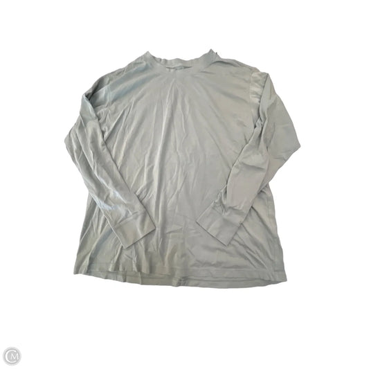 Athletic Top Long Sleeve Crewneck By Lululemon In Green, Size: L