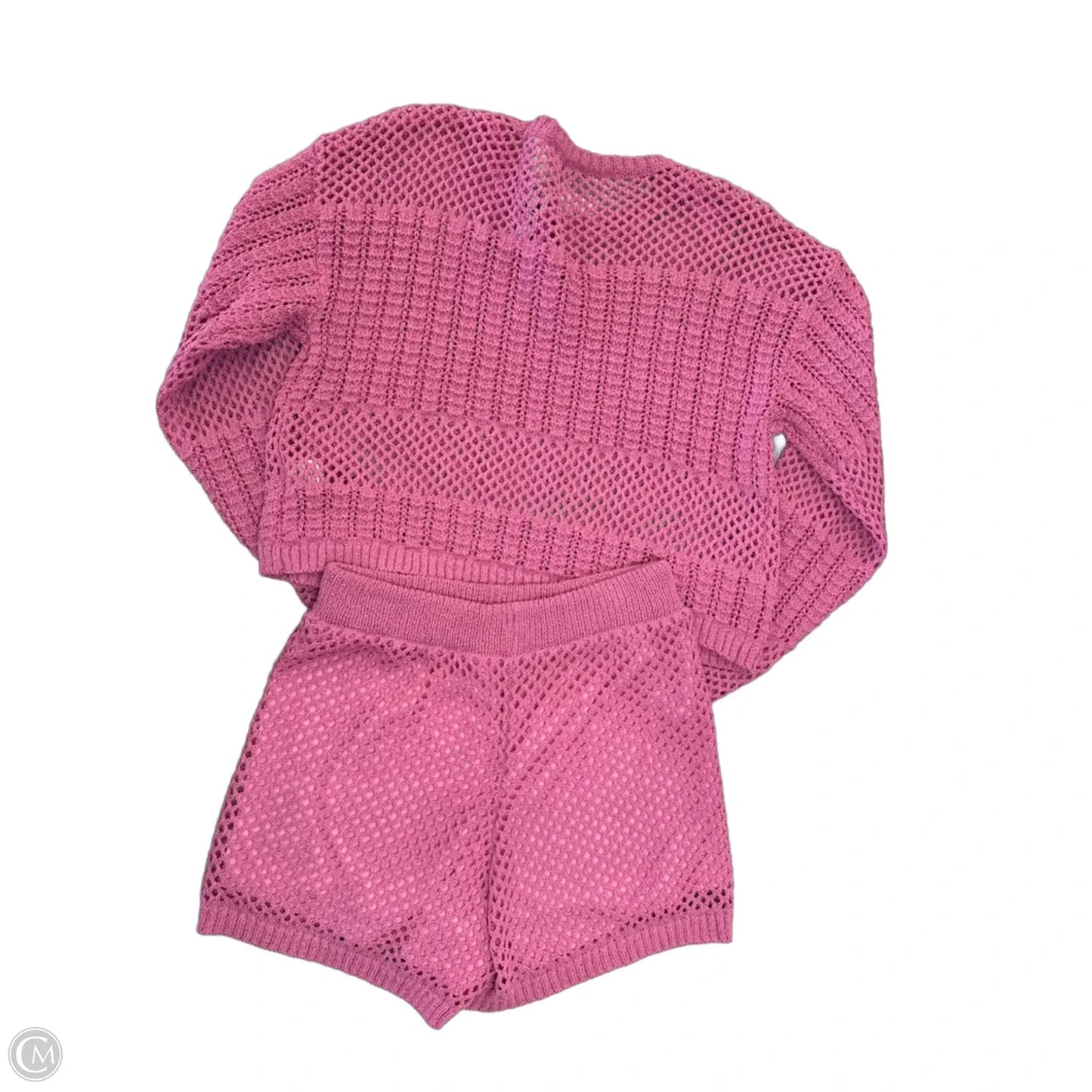 Shorts Set By New In In Pink, Size: M