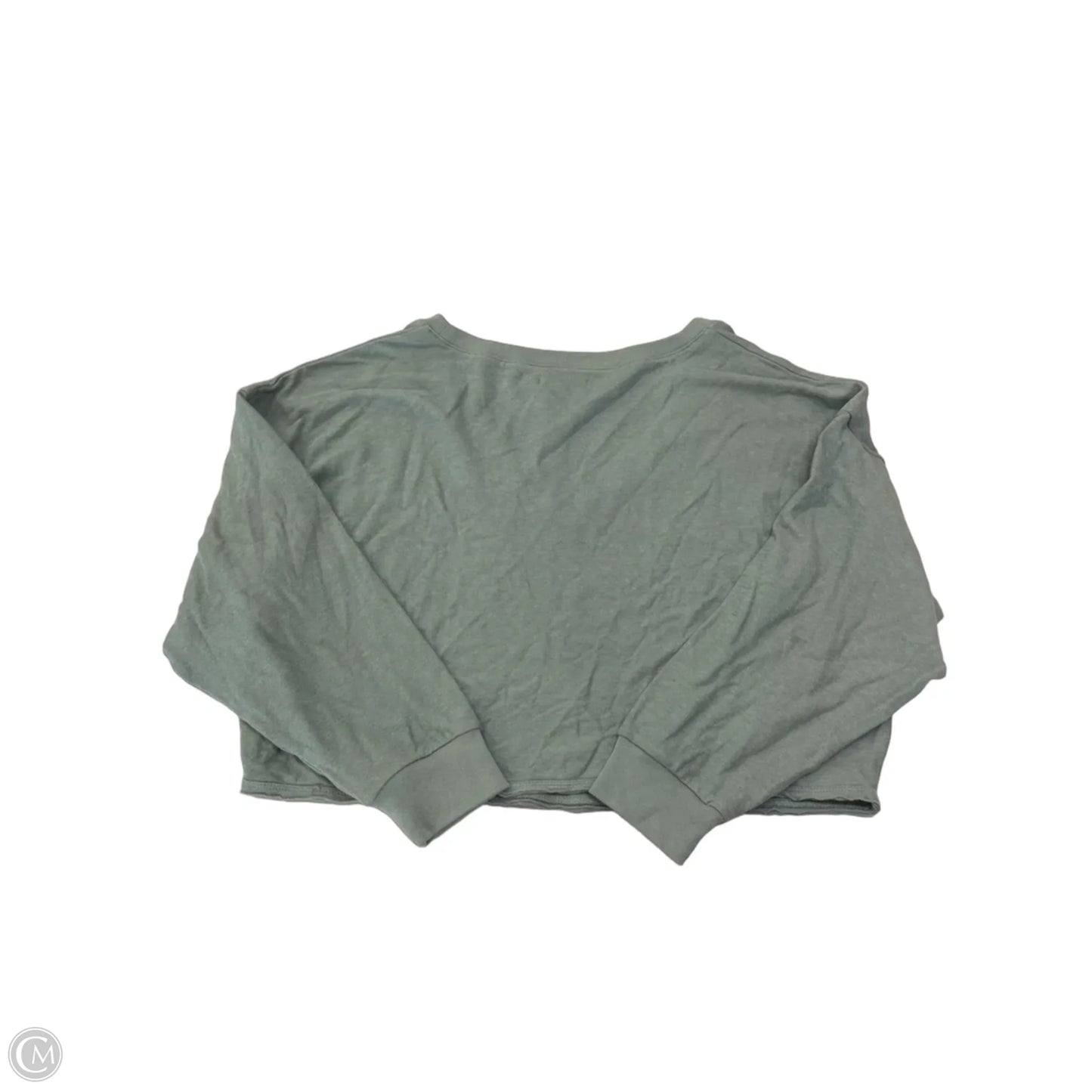 Top Long Sleeve Basic By Madewell In Green, Size: Xl