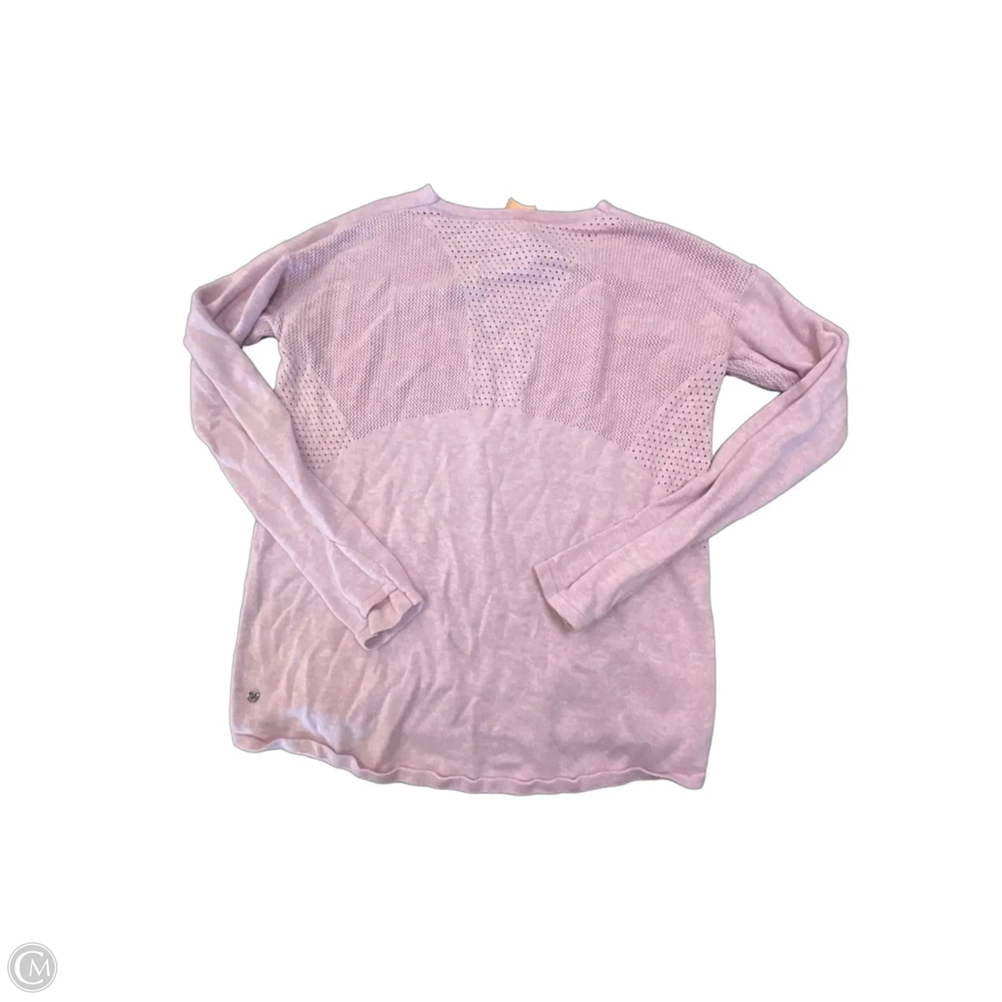 Top Long Sleeve By Lululemon In Pink, Size: M