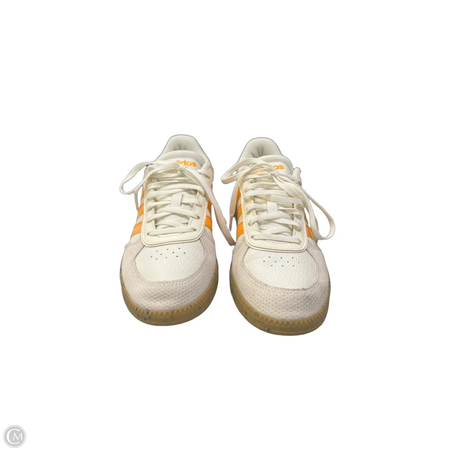Shoes Sneakers By Adidas In Orange & White, Size: 8.5