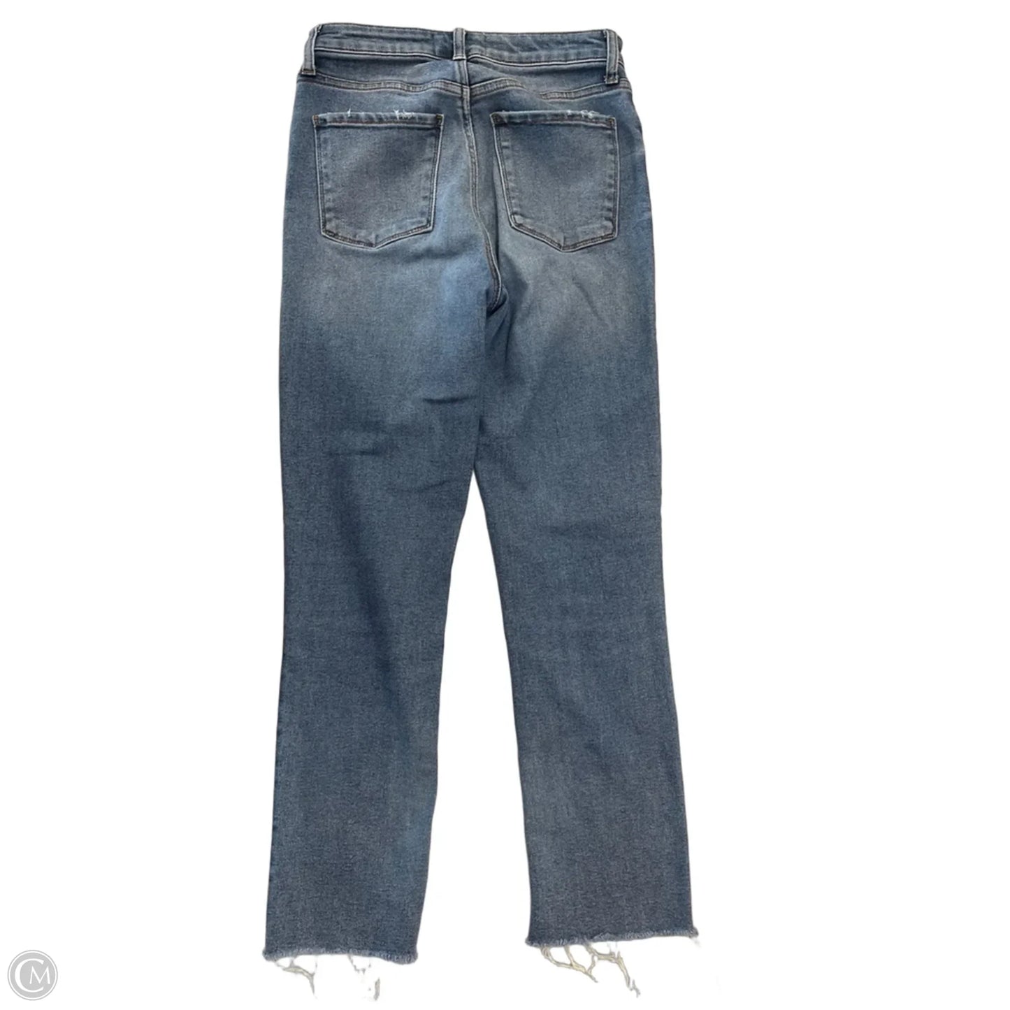 Jeans Straight By Evereve In Blue Denim, Size: 2