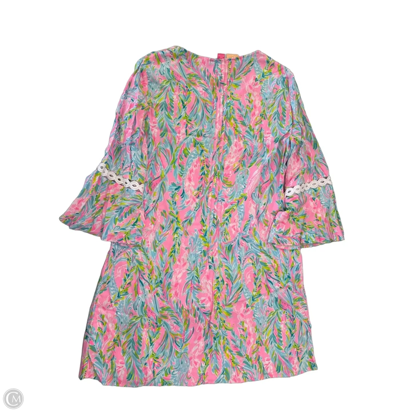 Dress Designer By Lilly Pulitzer In Blue & Pink, Size: L