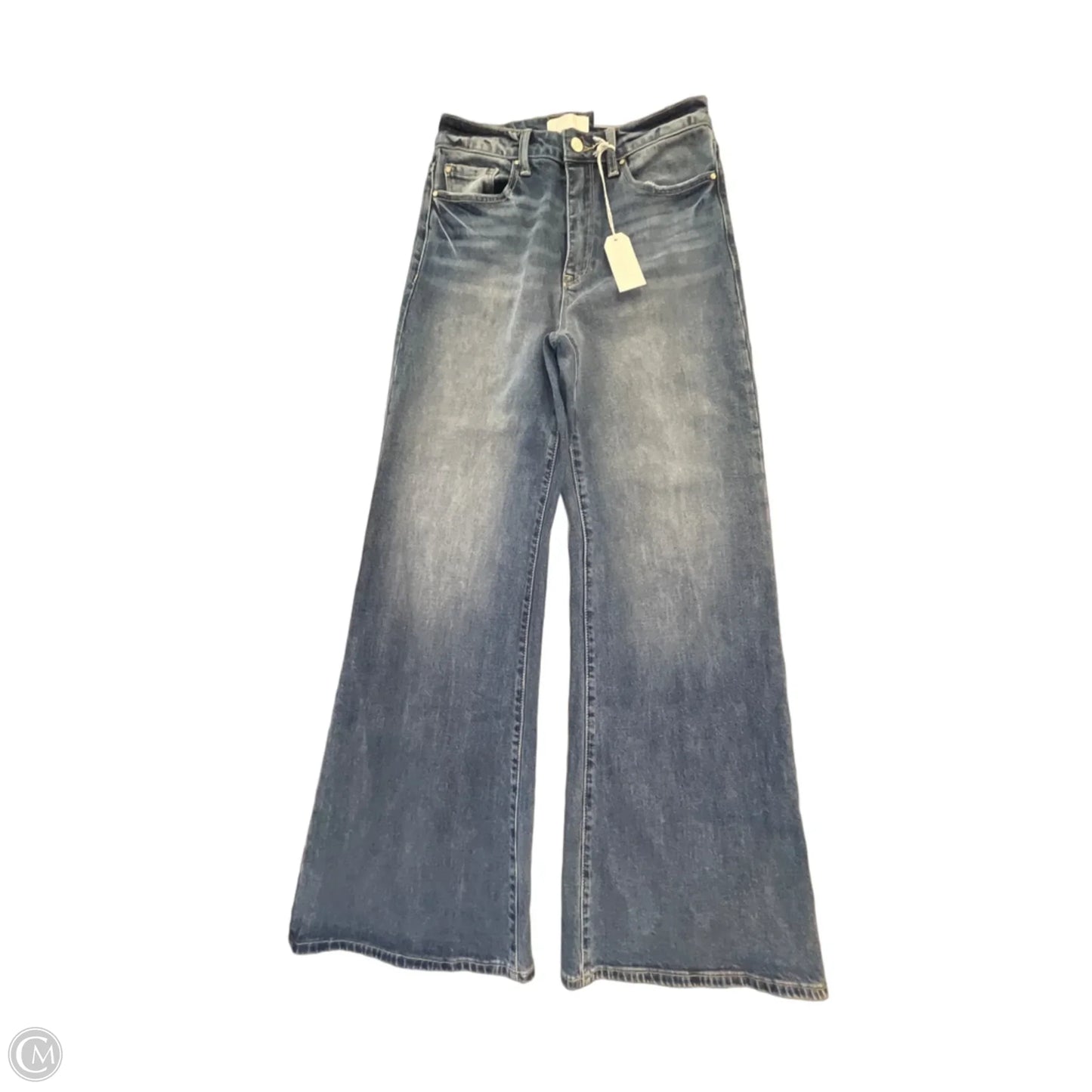 Jeans Flared By Cmc In Blue Denim, Size: 4
