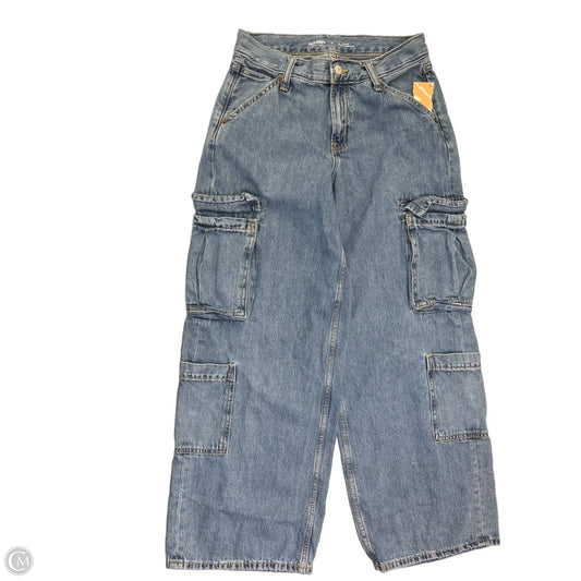 Jeans Wide Leg By Old Navy In Blue Denim, Size: 0