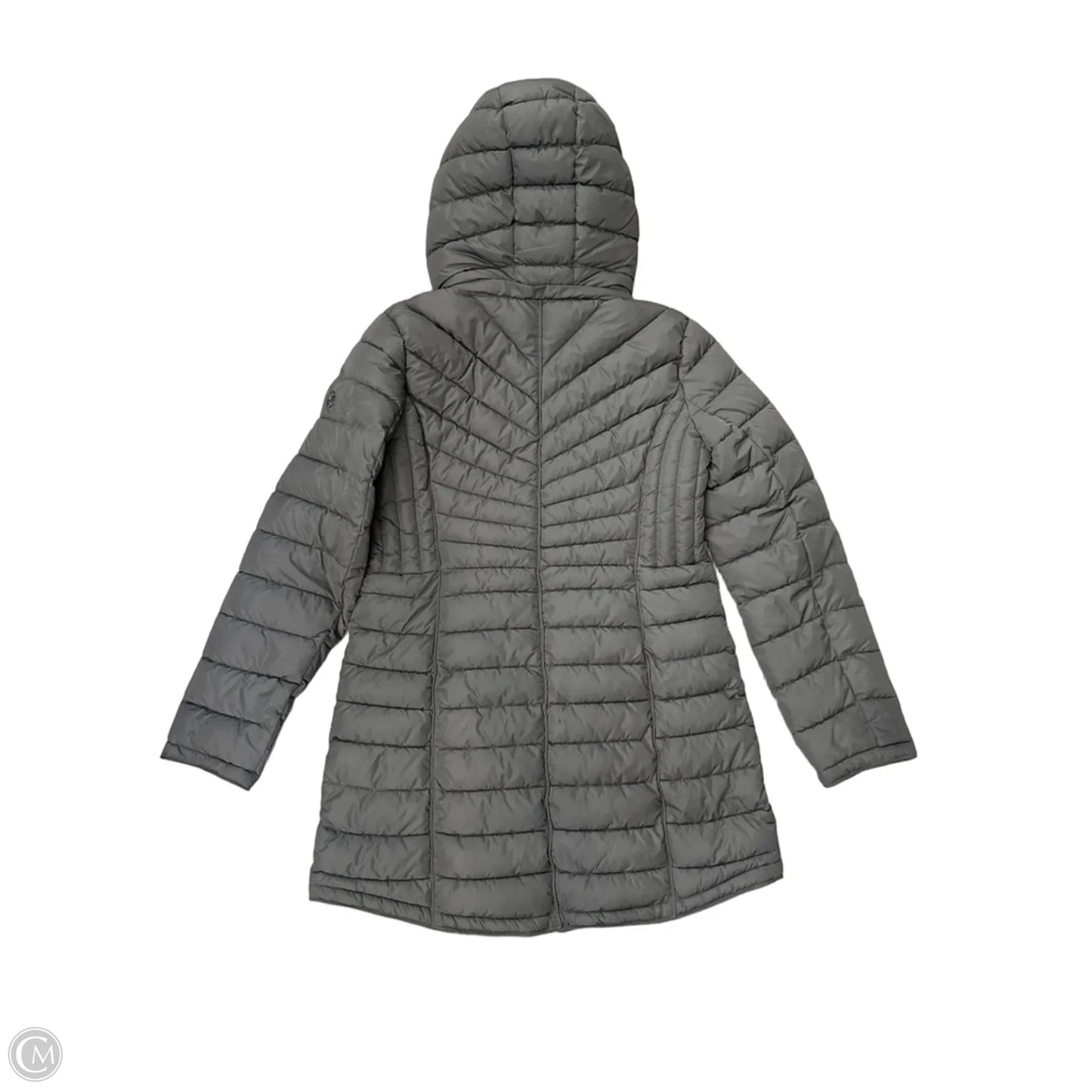 Jacket Puffer & Quilted By Michael By Michael Kors In Grey, Size: M