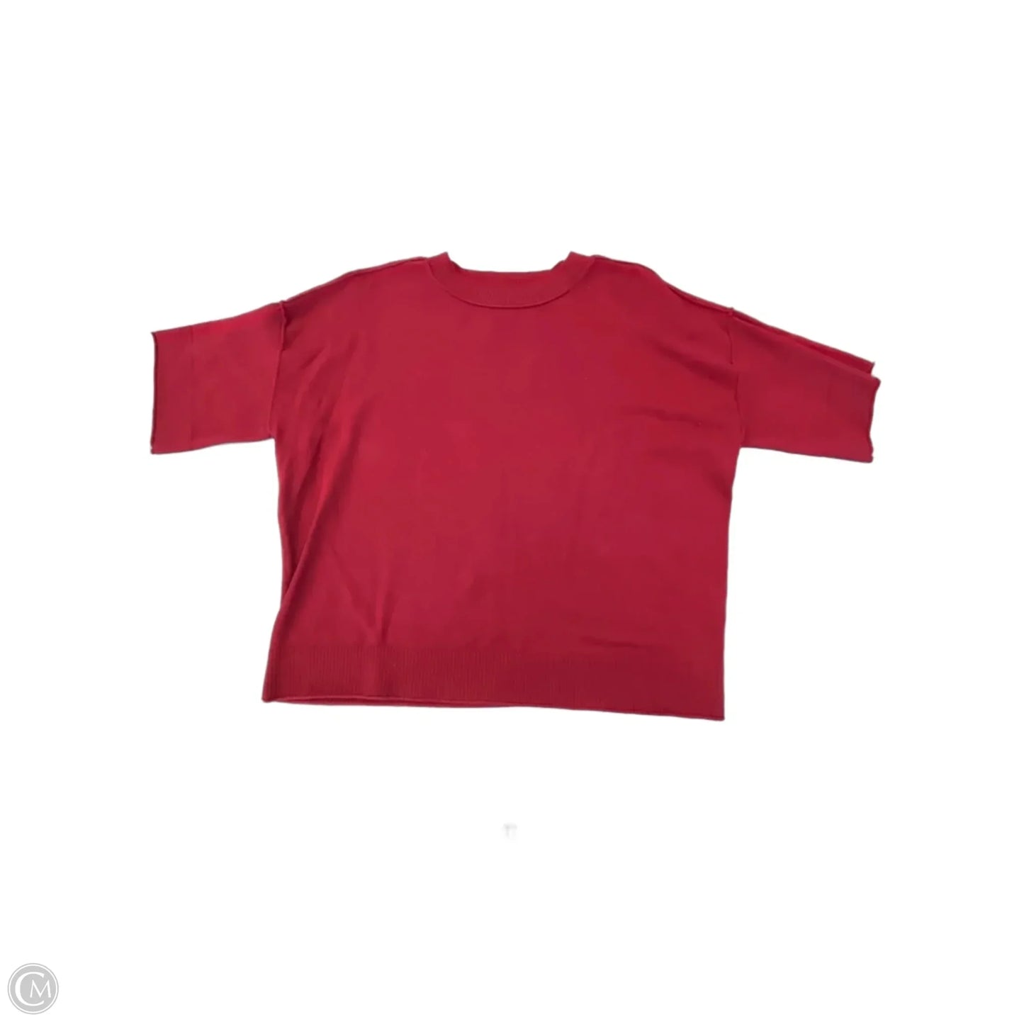 Sweater Short Sleeve By Cyrus In Red, Size: S