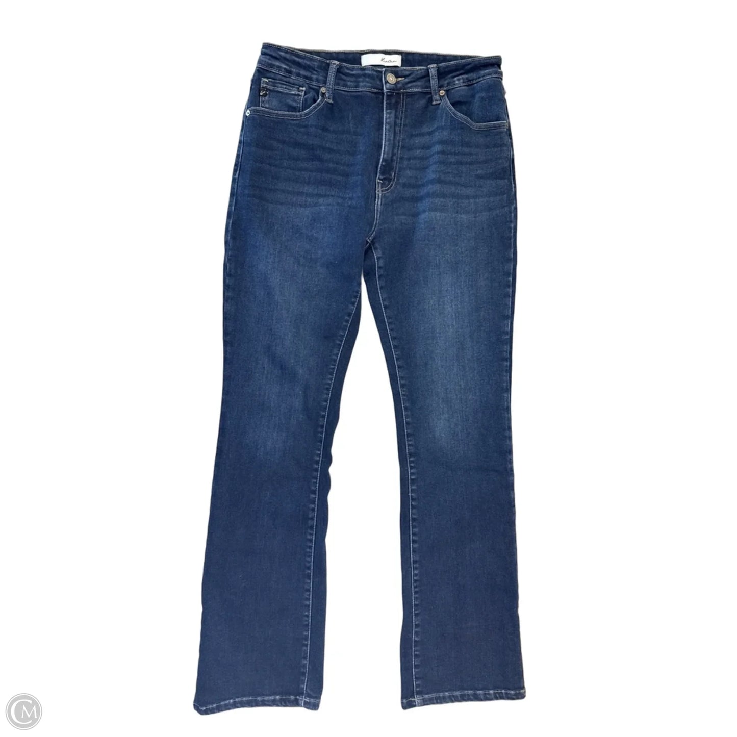 Jeans Boot Cut By Kancan In Blue Denim, Size: 12