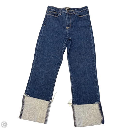 Jeans Cropped By Hudson In Blue Denim, Size: 6