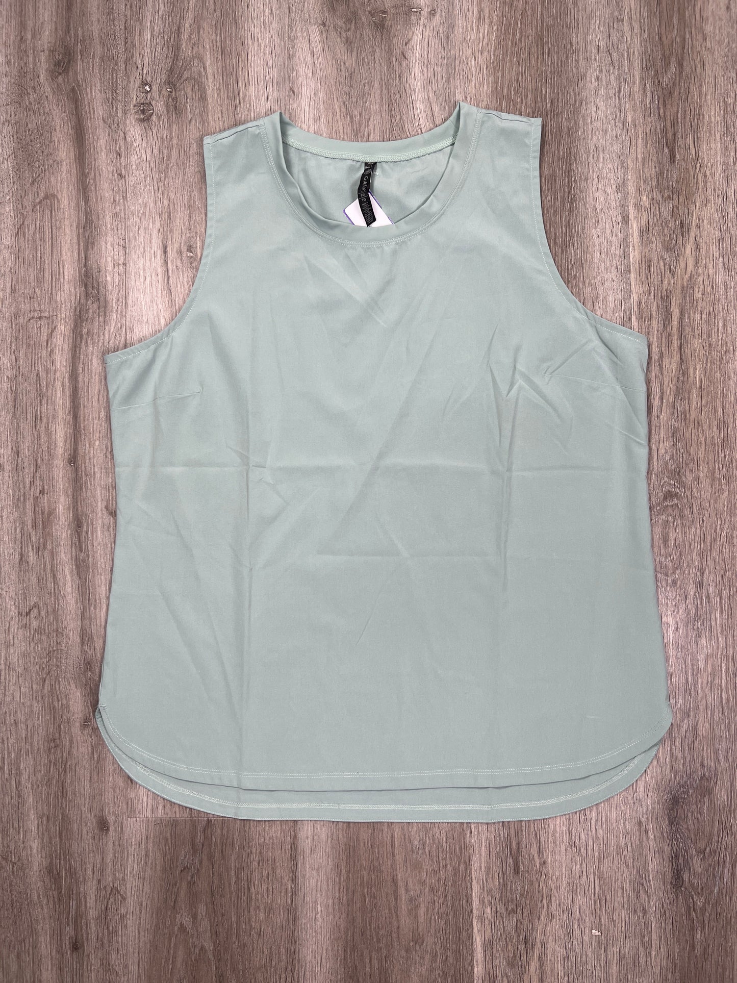 Green Athletic Tank Top Gaiam, Size Xl