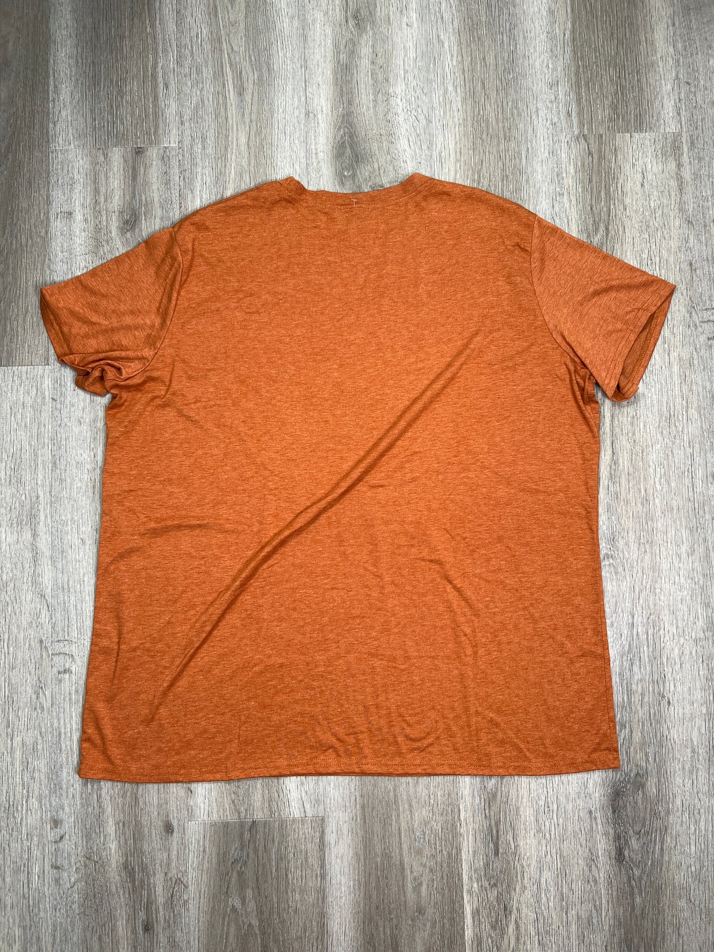 Orange Top Short Sleeve Clothes Mentor, Size 3x