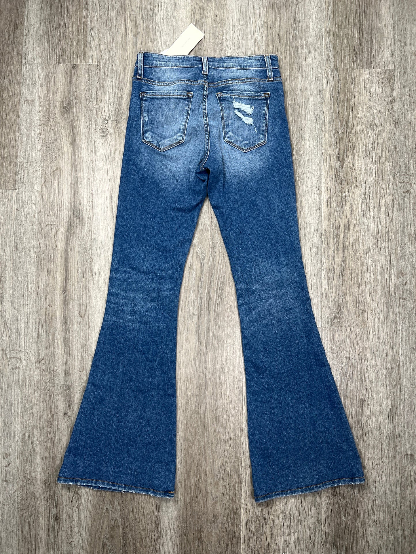 Blue Denim Jeans Flared BRIDGE BY GLY, Size 2