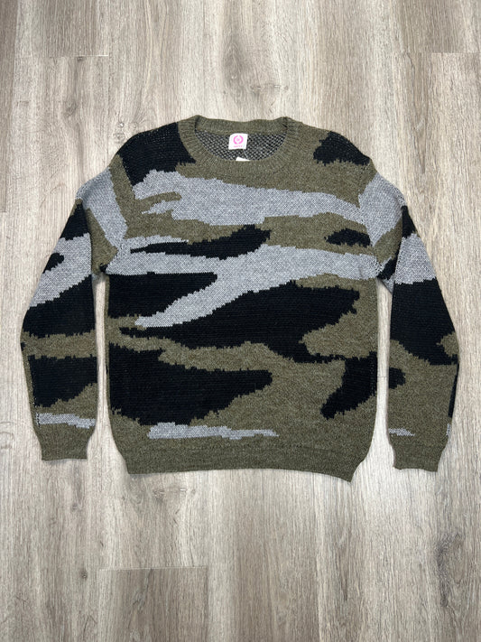 Sweater By Wanna B In Camouflage Print, Size: S