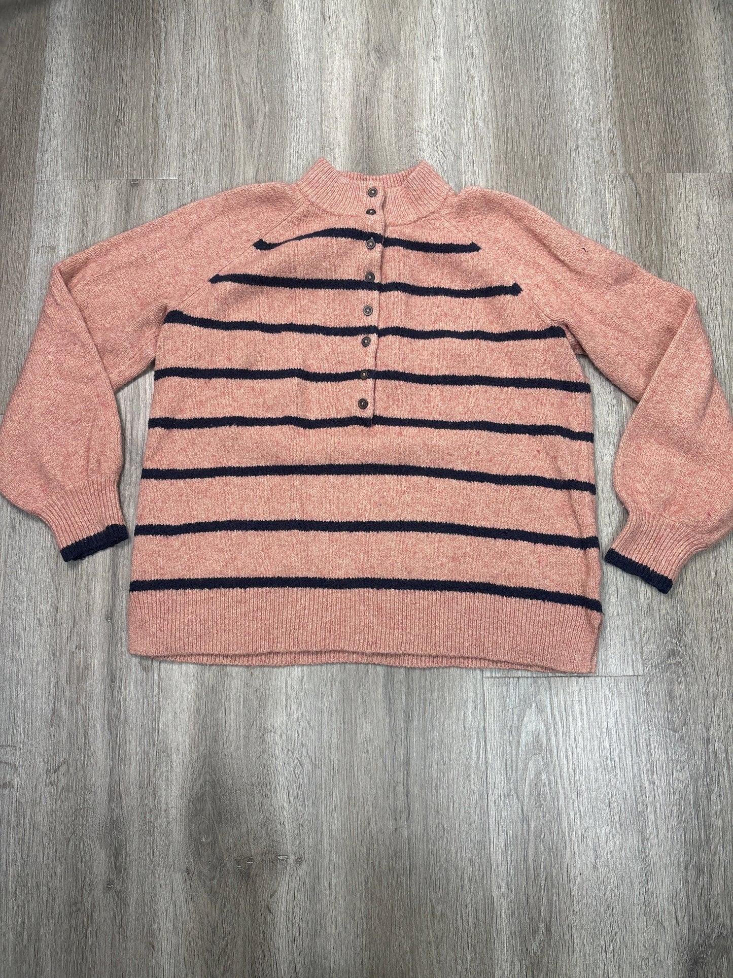 Sweater By Madewell In Blue & Pink, Size: Xs