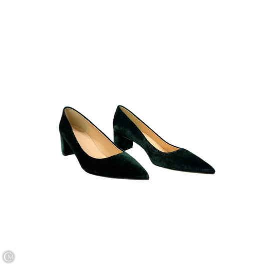 Shoes Heels Block By J. Crew In Green, Size: 8.5