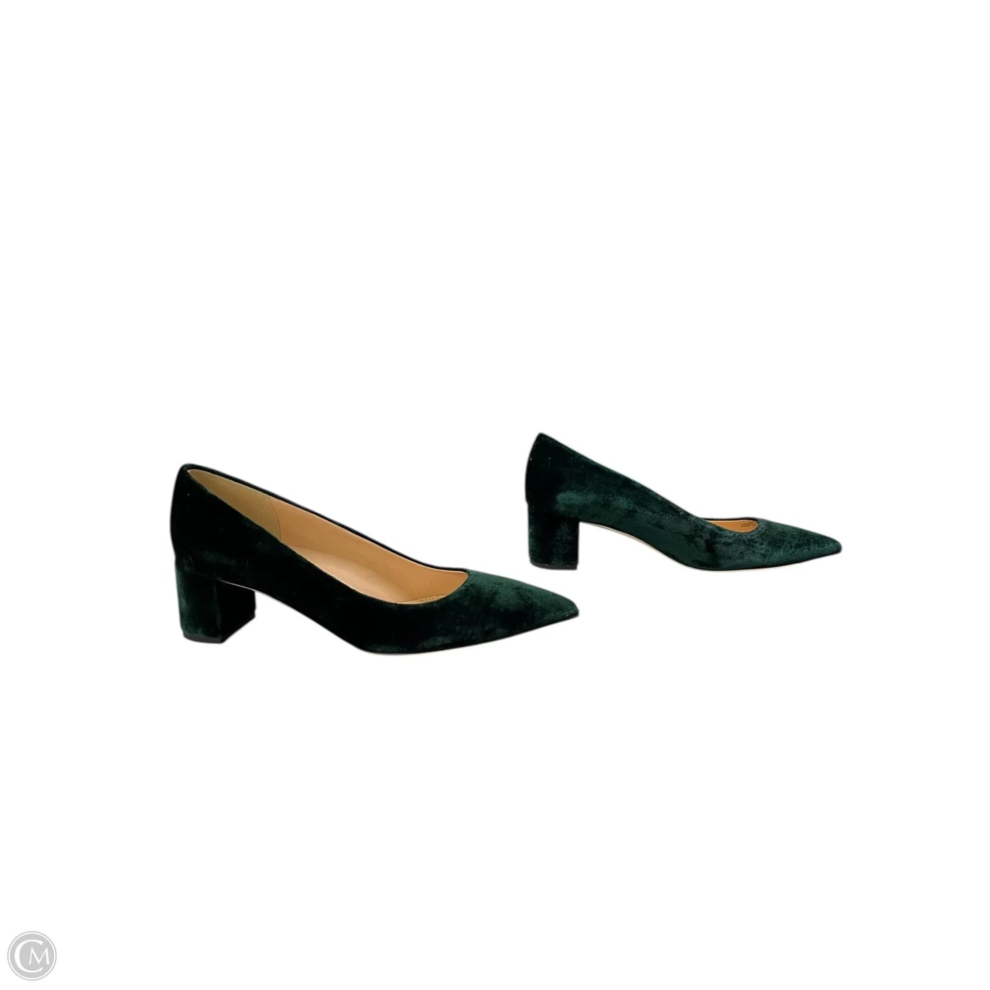 Shoes Heels Block By J. Crew In Green, Size: 8.5