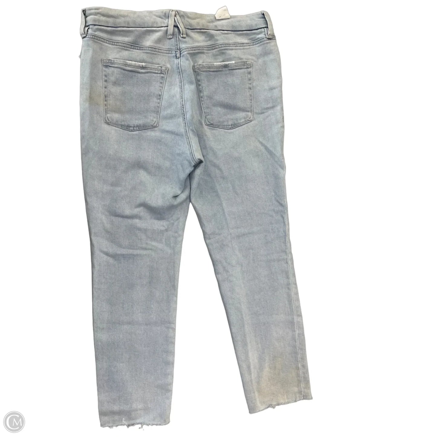 Jeans Straight By Good American In Blue, Size: 14