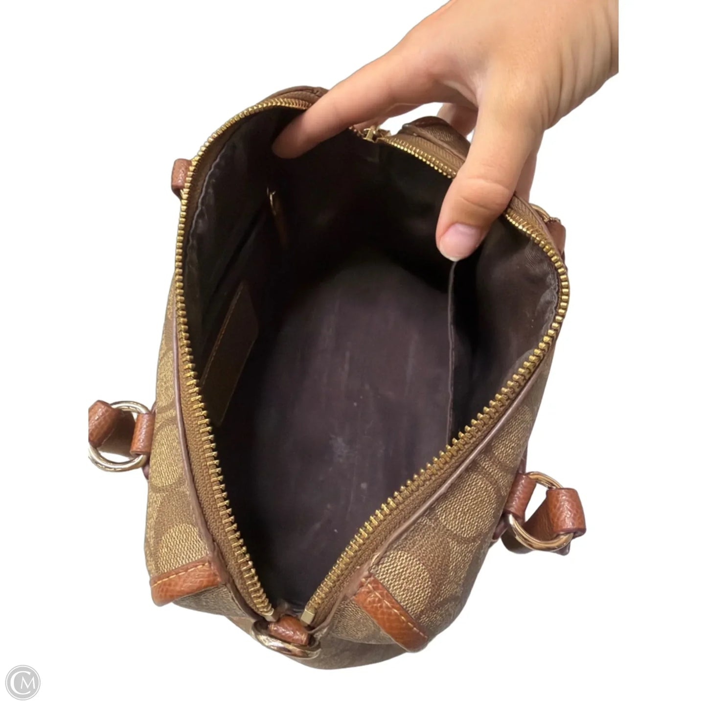 Handbag Designer By Coach, Size: Small