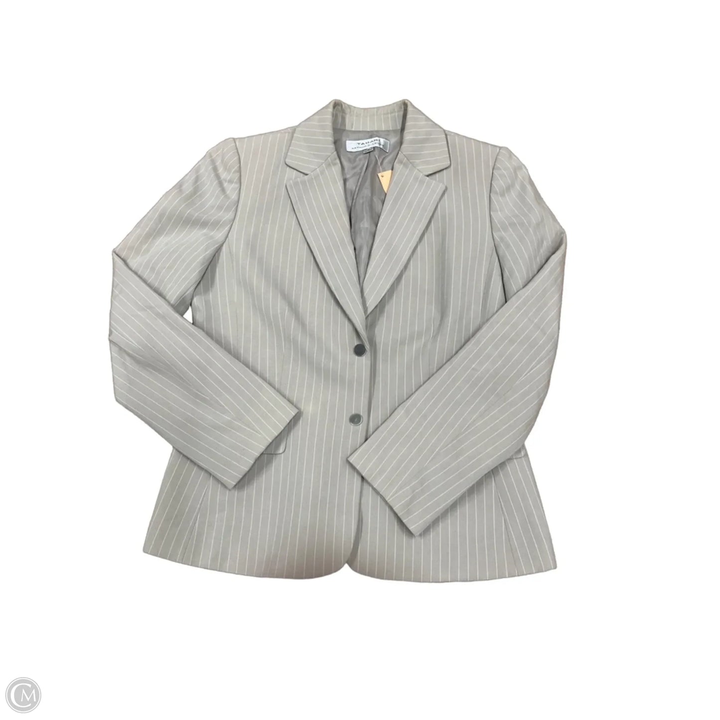 Blazer By Tahari In Tan, Size: M