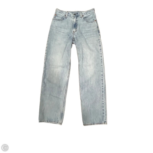 Jeans Straight By Levis In Blue Denim, Size: 0