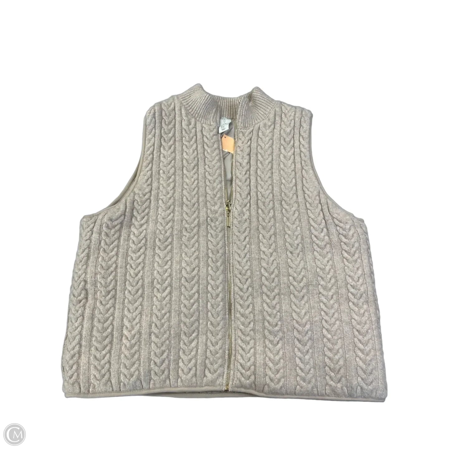 Vest Sweater By Joie In Tan, Size: Xl