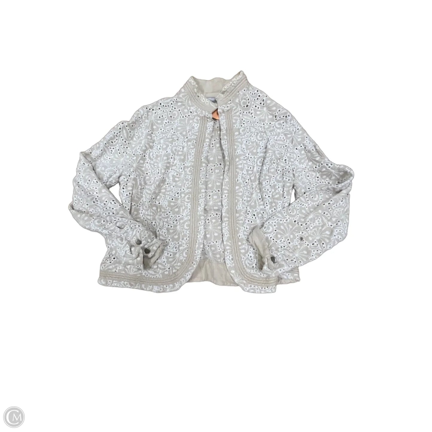 Jacket Other By Chicos In Tan, Size: Xs