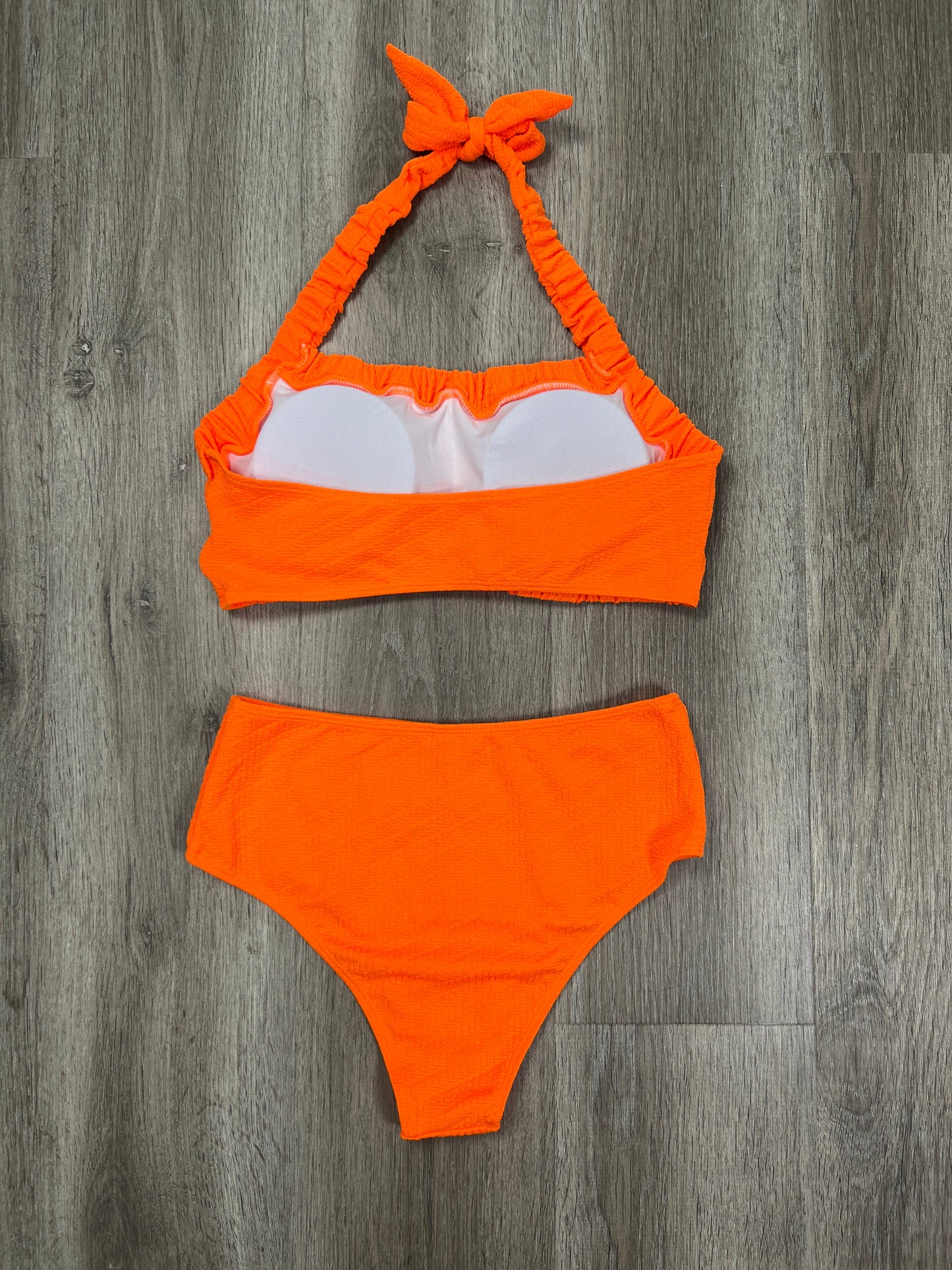 Orange Swimsuit 2pc Shein, Size M