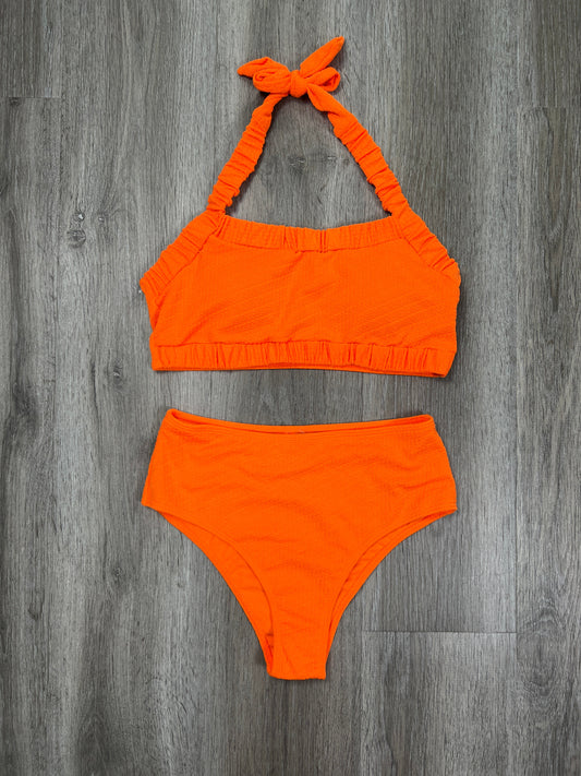 Orange Swimsuit 2pc Shein, Size M