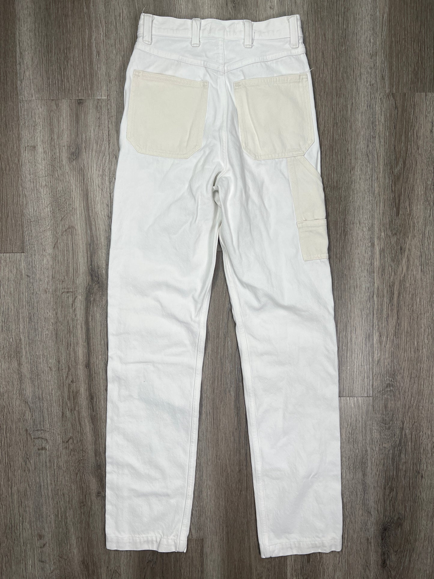 White Denim Jeans Straight Madewell, Size 00