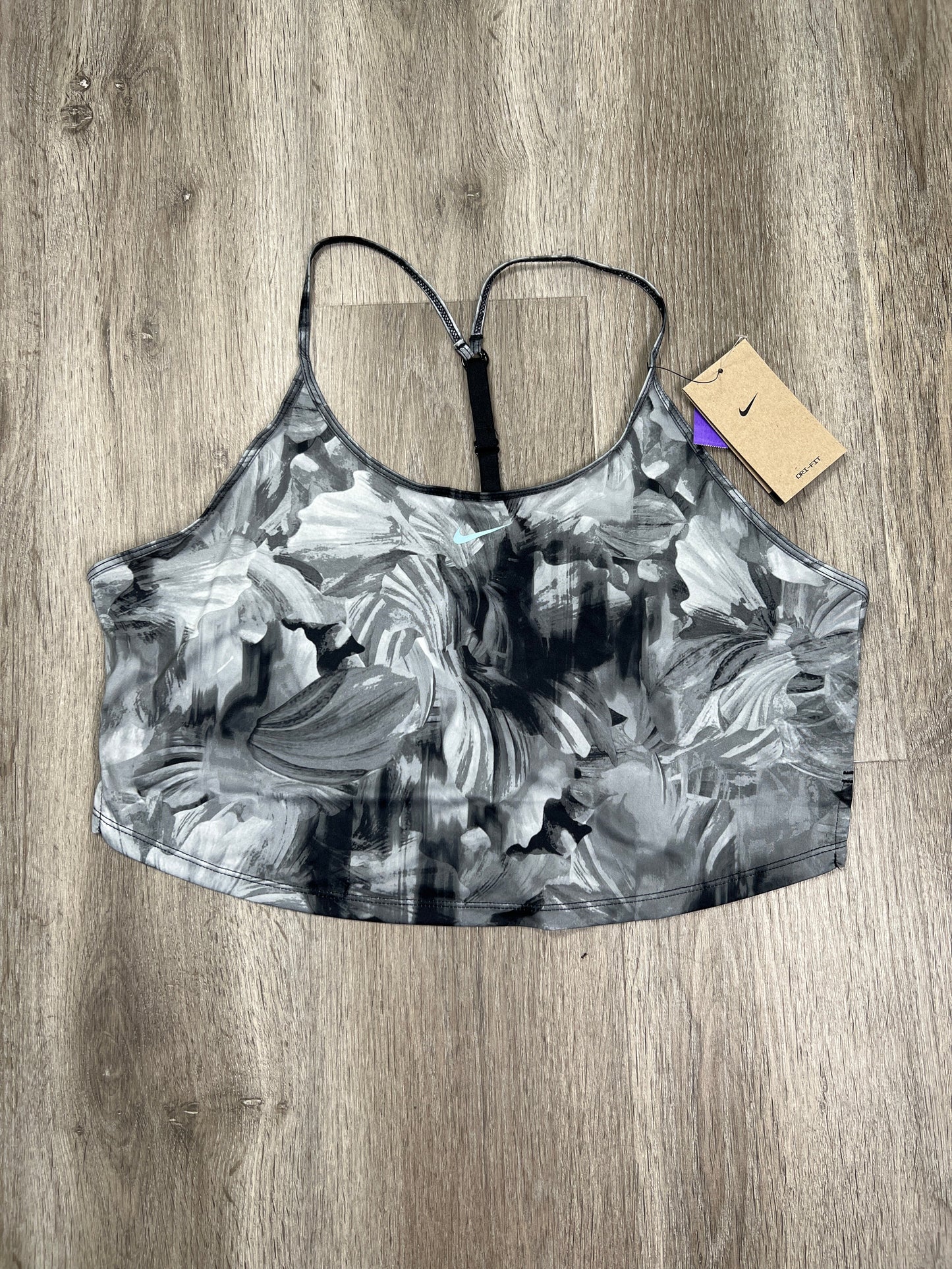 Black & Grey Athletic Tank Top Nike Apparel, Size L