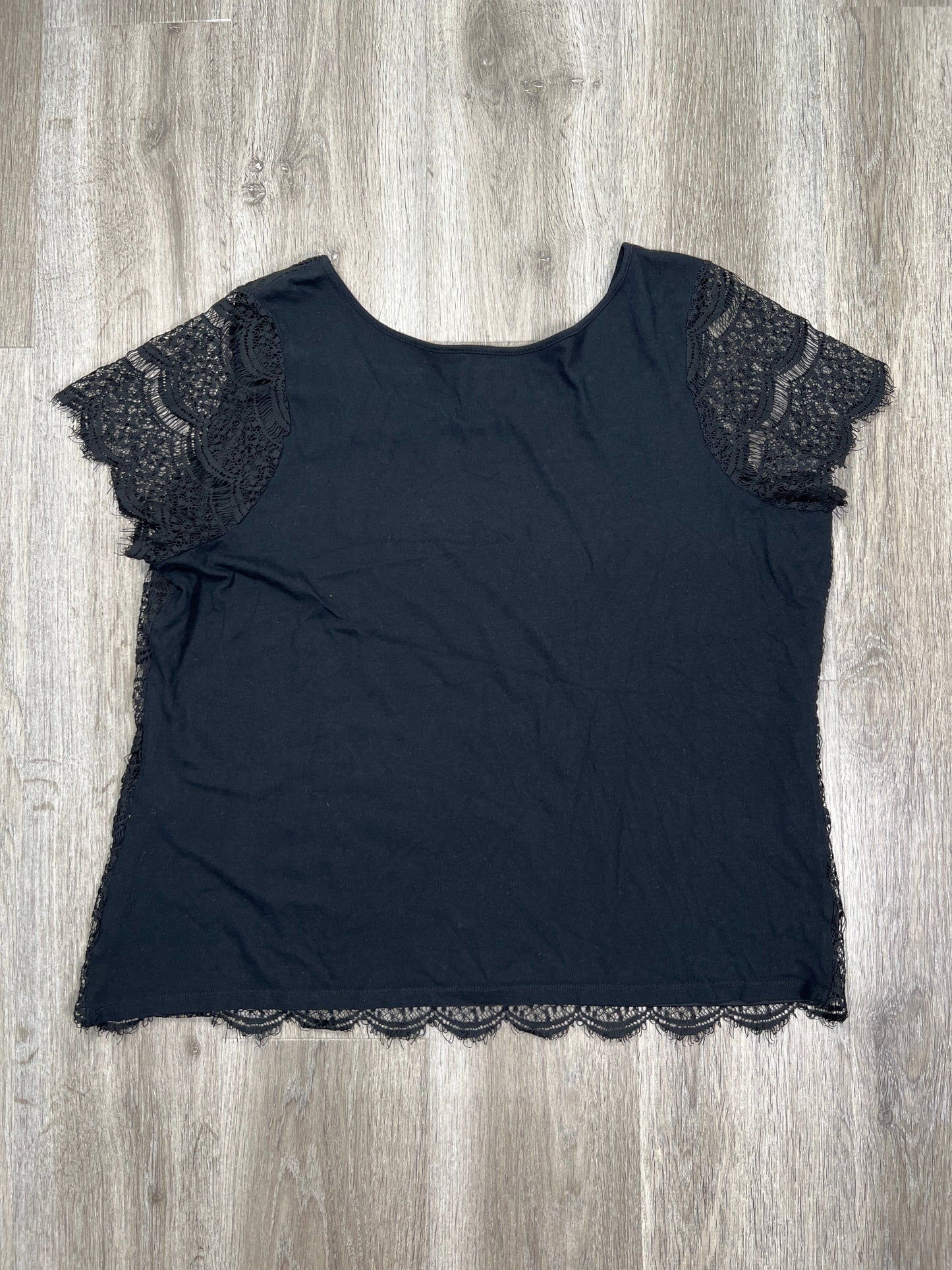 Black Top Short Sleeve Lane Bryant, Size 3x